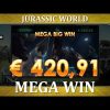 MEGA WIN – Jurassic World – Gyrosphere Valley – NEW SLOT !!