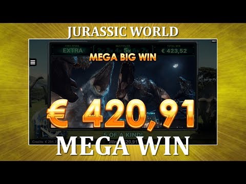 MEGA WIN – Jurassic World – Gyrosphere Valley – NEW SLOT !!