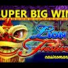 *SUPER BIG WIN* – LION FESTIVAL SLOT – MULTI-SPINNING & WINNING! – Slot Machine Bonus