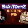 BIG RECORD on Reactoonz – 77K WIN – (Slots online)