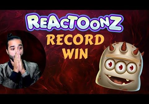 BIG RECORD on Reactoonz – 77K WIN – (Slots online)