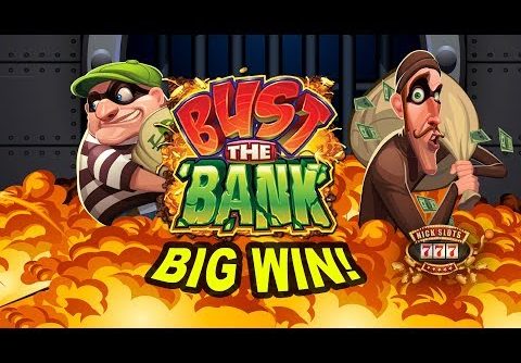 BIG WIN on Bust the Bank Slot – £1.80 Bet