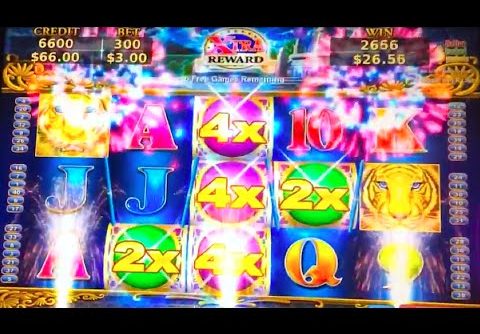 Big Win!! LOTUS LAND Tiger’s Winnings Slot Machine (Max Bet!)