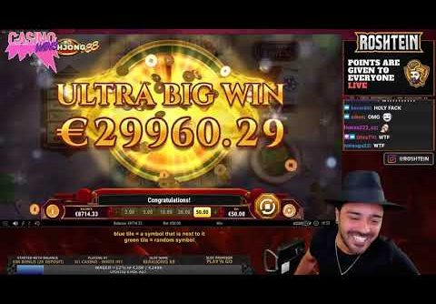 129.000€ NEW RECORD WIN | Roshtein STREAM | New Slot