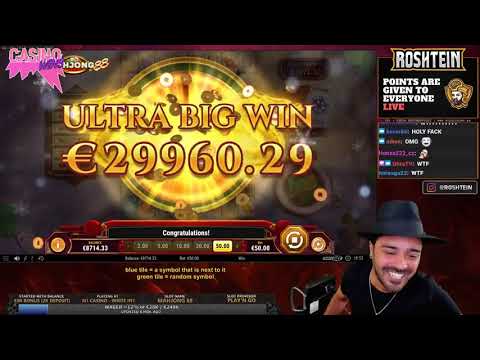 129.000€ NEW RECORD WIN | Roshtein STREAM | New Slot