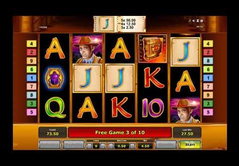 Book of Ra Free Spins and Big Win (Novomatic slot)