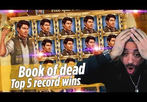 ROSHTEIN Top 5 Record  Wins on Book of Dead slot