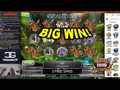 BIG WIN on Evolution Slot – £2 Bet