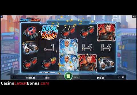 SNOW & SABLE new slot Microgaming (FREESPINS, RESPINS, BONUSES, BIGWIN, MEGAWIN, SUPERBIGWIN)