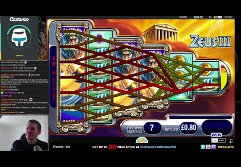 SUPER MEGA WIN on Zeus 3 Slot – £0.80 Bet
