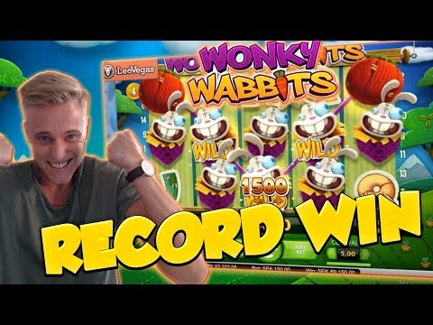 RECORD WIN!!! Wonky wabbits 15€ bet Big win – Casino – Huge Win (WILDLINE)