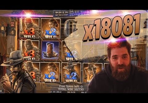 Record Win 81.000€ on Dead or Alive 2 slot ( x18081) –  Top 5 Biggest Wins of the May