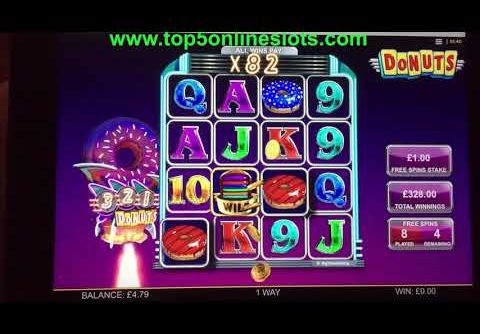BIG WIN BONUS – DONUTS SLOT !! ONLINE CASINO GAME REAL MONEY PLAY