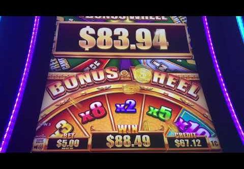 Big Win And HUGE WIN on 5 Dragons Grand Slot Machine