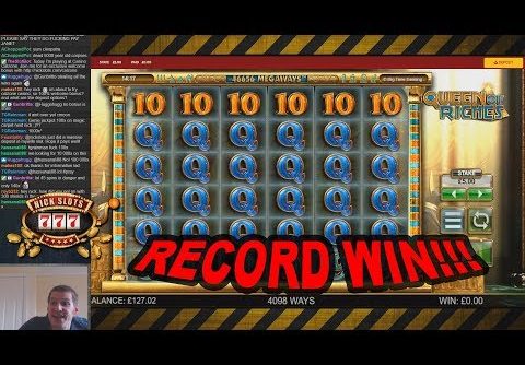 MUST SEE!!! RECORD WIN on Queen of Riches Slot – £5 Bet