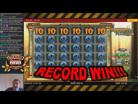 MUST SEE!!! RECORD WIN on Queen of Riches Slot – £5 Bet