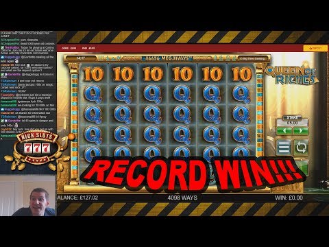MUST SEE!!! RECORD WIN on Queen of Riches Slot – £5 Bet