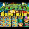 MAX! – Legend of Captain Slot – HUGE SLOT WIN!! – SUPER MEGA WIN – Slot Machine Bonus