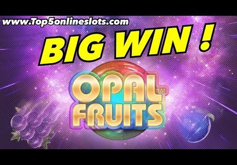 BIG WIN ON OPAL FRUITS SLOT !! – ONLINE CASINO GAME