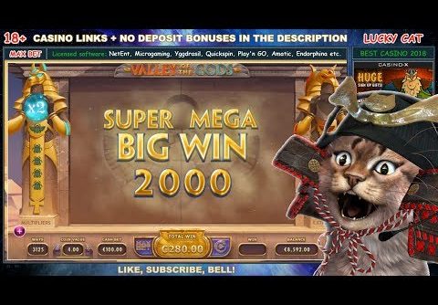 Best slots to play – Big Win Valley Of The Gods (Yggdrasil) – MAX BET CASINO BONUS +8 280€