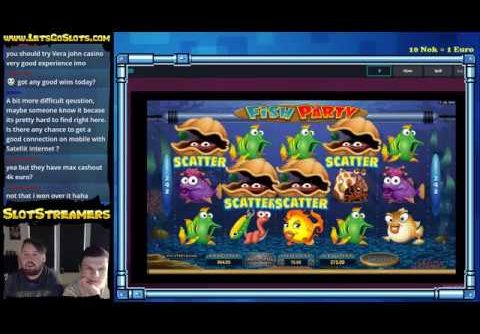 Fish Party slot MEGA win!