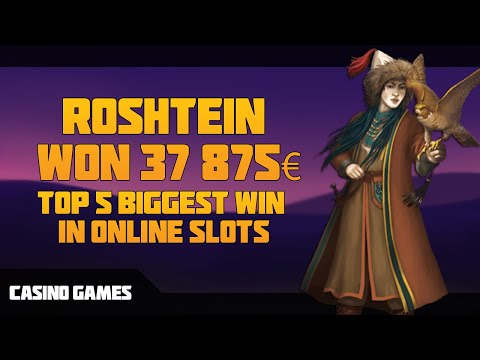 ROSHTEIN WON 37 875€ | TOP 5 BIGGEST WIN IN ONLINE SLOTS | CASINO GAMES