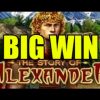 Online slots HUGE WIN 2.5 euro bet – The story of Alexander BIG WIN (EGT)