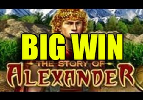 Online slots HUGE WIN 2.5 euro bet – The story of Alexander BIG WIN (EGT)