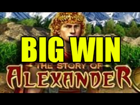 Online slots HUGE WIN 2.5 euro bet – The story of Alexander BIG WIN (EGT)