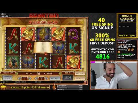 MUST SEE! TOP 5 MASSIVE BOOK OF DEAD SLOT   NICE RECORD WIN 5172X !