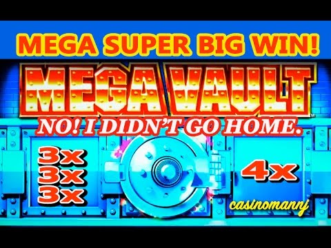 MEGA VAULT SLOT *MEGA SUPER BIG WIN** -NO! I DIDN’T GO HOME. – Slot Machine Bonus