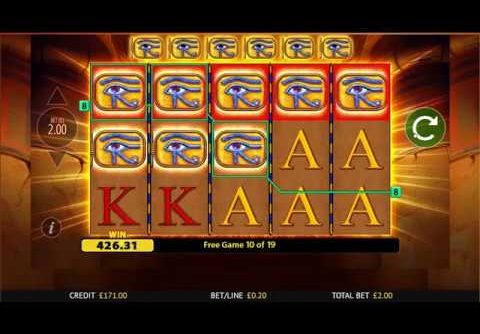 Eye of Horus Slot – Big Win – Blueprint Gaming