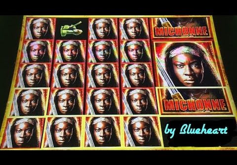 **Michonne Delivers!** The WALKING DEAD 2 slot machine LIVE PLAY BONUS BIG WINS