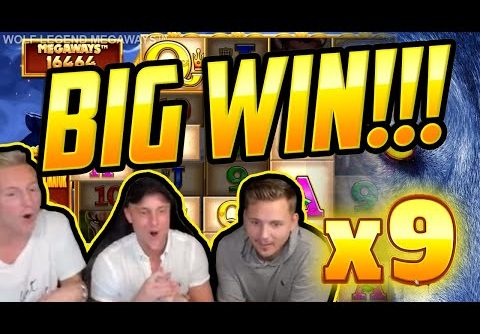 MEGA WIN! Wolf Legend Megaways BIG WIN – Huge Win on Casino slot from CasinoDaddy