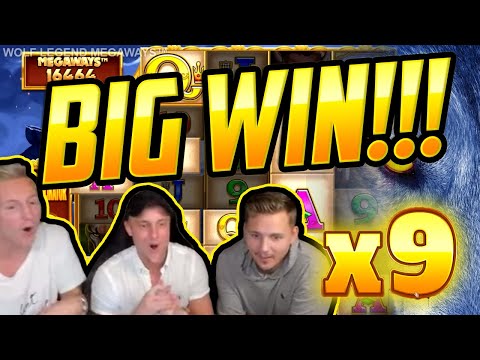 MEGA WIN! Wolf Legend Megaways BIG WIN – Huge Win on Casino slot from CasinoDaddy