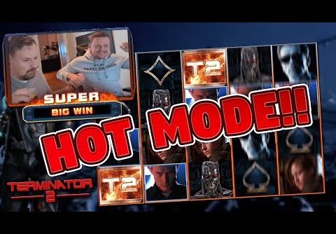 MEGA BIG WIN on Terminator 2 – HOT MODE – Microgaming Slot – From Live Stream