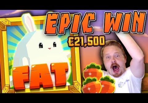 SUPER MEGA WIN IN FAT RABBIT (FULL SCREEN!!)