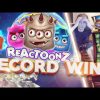 RECORD WIN!!! Reactoonz BIG WIN – Casino – Bonus Round (Huge Win)