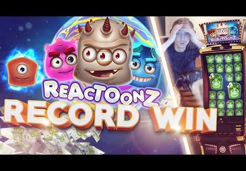 RECORD WIN!!! Reactoonz BIG WIN – Casino – Bonus Round (Huge Win)