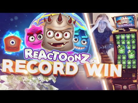 RECORD WIN!!! Reactoonz BIG WIN – Casino – Bonus Round (Huge Win)