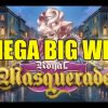 Online slots MEGA WIN 1.5 euro bet – Royal Masquerade HUGE WIN with epic reaction