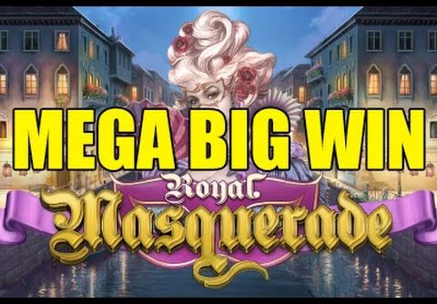Online slots MEGA WIN 1.5 euro bet – Royal Masquerade HUGE WIN with epic reaction