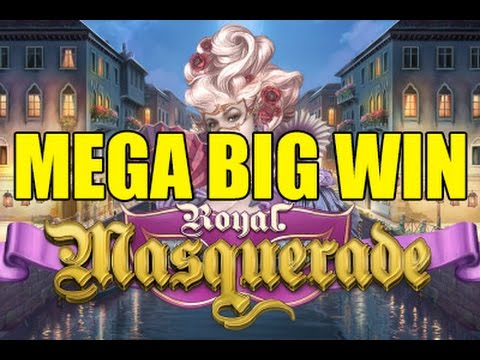 Online slots MEGA WIN 1.5 euro bet – Royal Masquerade HUGE WIN with epic reaction