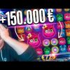 New World Record Win 150.000€  on Reactoonz Slot – Top 5 Biggest Wins of week