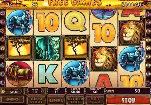 Safari Heat – Playtech slot big win