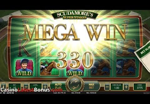 Scudamore’s Super Stakes slot NetEnt (FREESPINS, BONUSES, BIGWIN, MEGAWIN, SUPERBIGWIN)