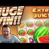 HUGE WIN!!! Extra Juicy BIG WIN!! Online Slot from CasinoDaddy Live Stream