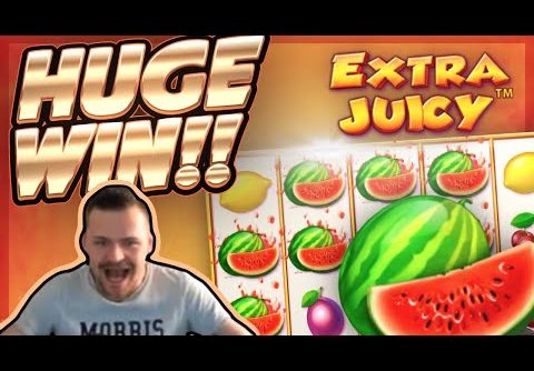 HUGE WIN!!! Extra Juicy BIG WIN!! Online Slot from CasinoDaddy Live Stream