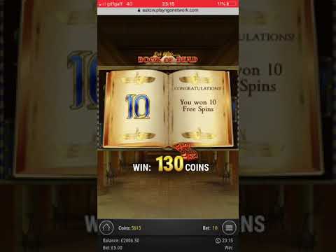 MY BIGGEST SLOT WIN!!!! Epic book of dead bonus £5 stake!!!