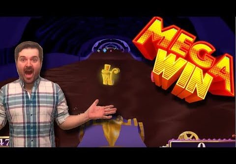 mega win! Willy Wonka Slot Machine Bonus – Chocolate River – HUGE Win!!!
